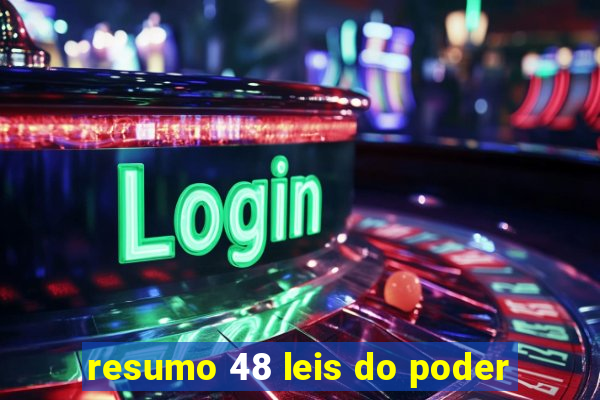 resumo 48 leis do poder